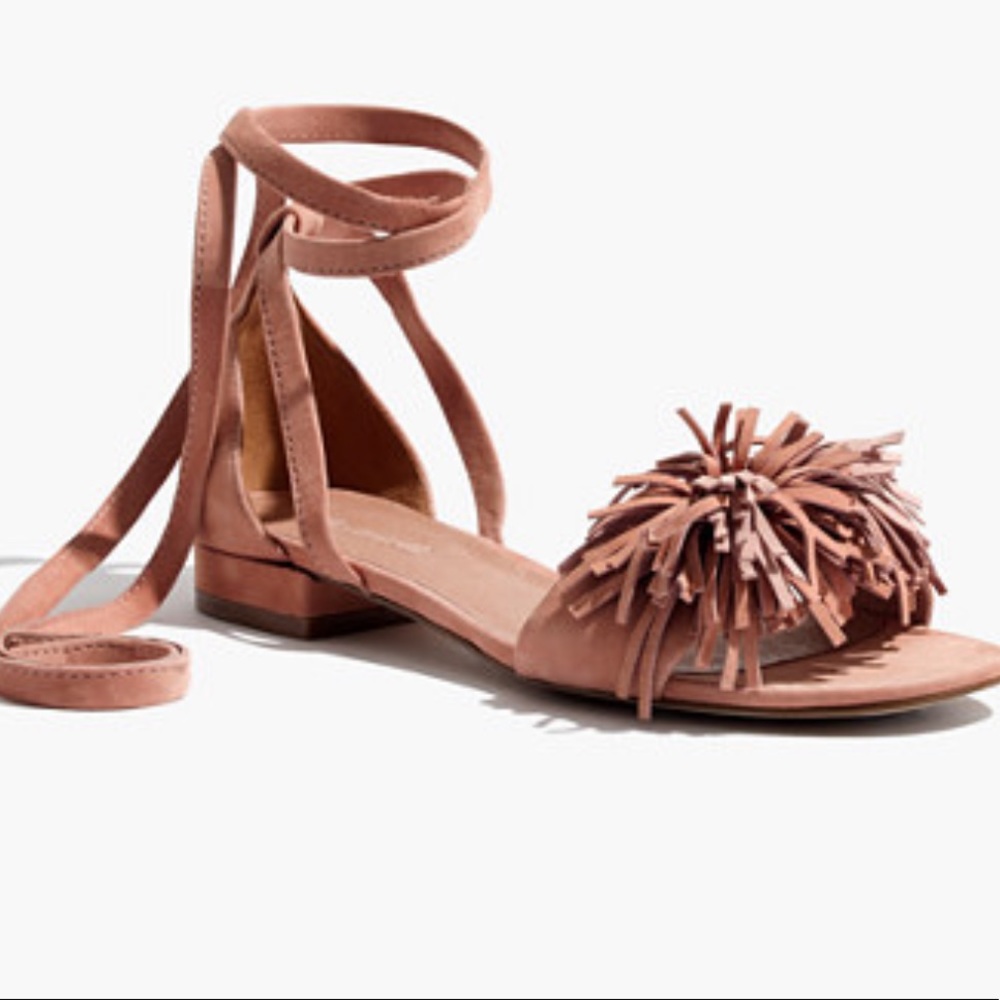 Madewell ankle wrap sandals